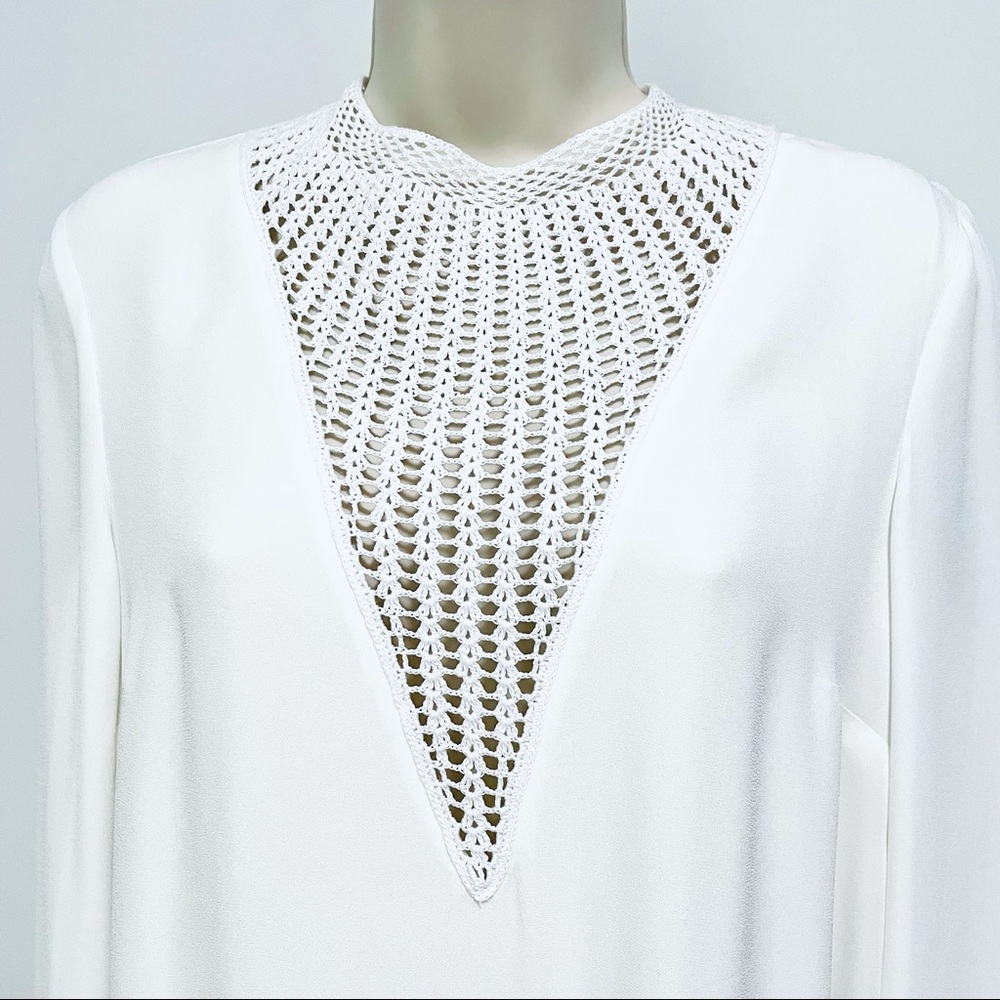 NWOT A.L.C. Long Sleeved Dress Triangle Panel Sz 2 - Picture 4 of 12